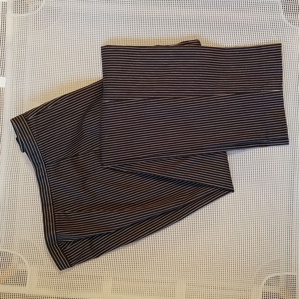 Stretchy Talbots pinstripe pants